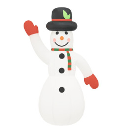 Bonhomme de neige gonflable avec LED 455 cm