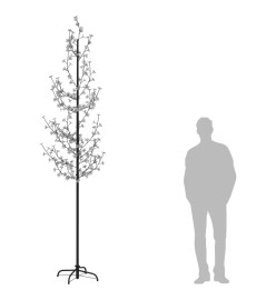 Arbre à LED fleur de cerisier 368 LED Blanc chaud 300 cm