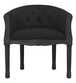 Chaise à manger Noir Velours