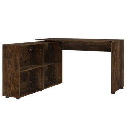 Bureau d'angle Chêne fumé Bois d'ingénierie