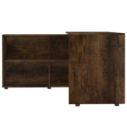 Bureau d'angle Chêne fumé Bois d'ingénierie