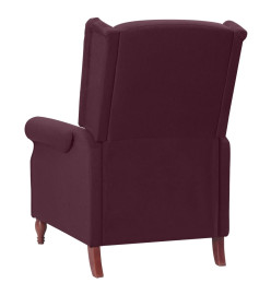 Fauteuil de massage inclinable Violet Tissu