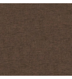 Repose-pied Marron 60x60x36 cm Tissu et similicuir