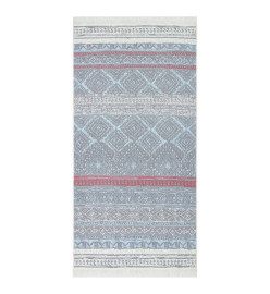 Tapis Rose et aqua 80x150 cm Coton