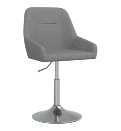 Tabouret de bar Gris foncé Tissu