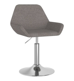 Tabouret de bar Gris foncé Tissu