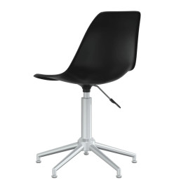 Chaise de bureau pivotante Noir PP