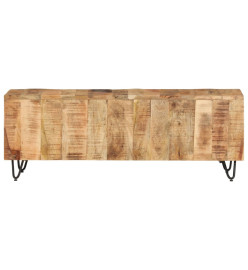 Meuble TV 110x30x40 cm Bois massif de manguier