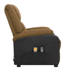 Fauteuil de massage Marron Tissu