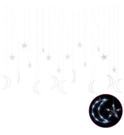 Guirlande lumineuse étoile et lune avec télécommande 345 LED