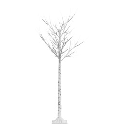 Sapin de Noël 140 LED blanc chaud Saule 1,5 m Int/Ext