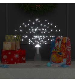 Feux d'artifice de Noël d'extérieur 10 pcs blanc 20 cm 140 LED