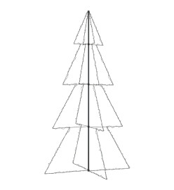 Arbre de Noël cône 360 LED d'intérieur/d'extérieur 143x250 cm