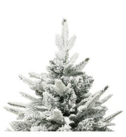 Sapin de Noël artificiel à flocons de neige Vert 180 cm PVC/PE