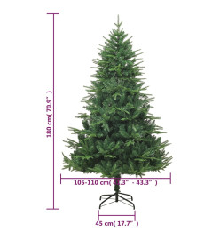 Sapin de Noël artificiel Vert 180 cm PVC et PE