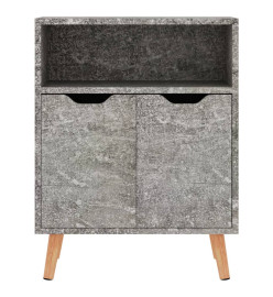 Buffet Gris béton 60x30x72 cm Aggloméré