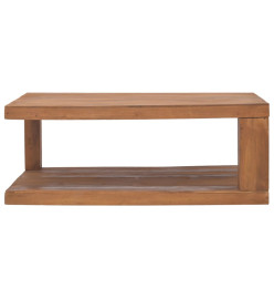 Table basse 90x50x35 cm Bois de teck solide