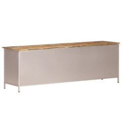 Meuble TV 120x30x40 cm Bois de manguier brut