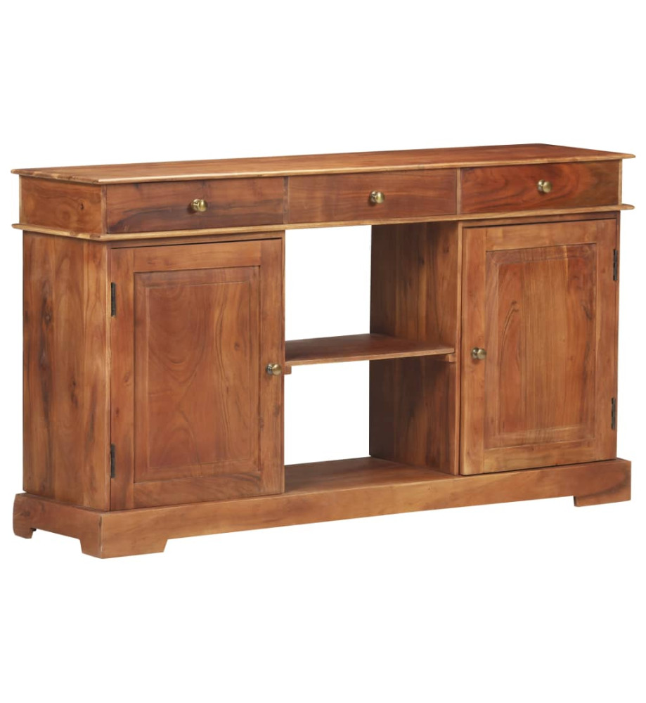 Buffet 135x35x75 cm Bois d'acacia solide