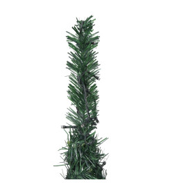 Sapin de Noël artificiel avec guirlandes et LED vert 210 cm