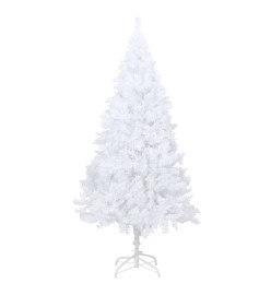 Arbre de Noël artificiel avec branches épaisses blanc 240cm PVC