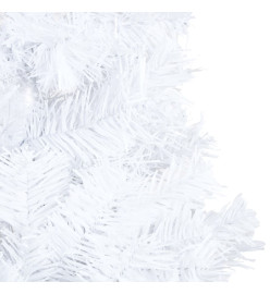 Arbre de Noël artificiel avec branches épaisses blanc 240cm PVC