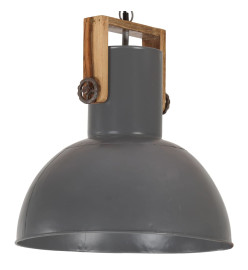 Lampe suspendue industrielle 25 W Gris Rond Manguier 42 cm E27