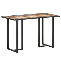 Table de salle à manger 120 cm Bois de récupération massif