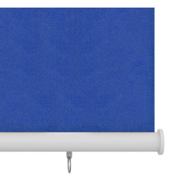 Store roulant d'extérieur 160x140 cm Bleu PEHD