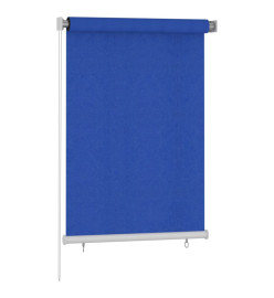 Store roulant d'extérieur 100x140 cm Bleu PEHD