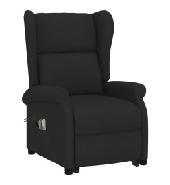 Fauteuil de massage Noir Tissu