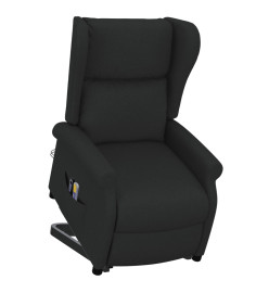 Fauteuil de massage Noir Tissu