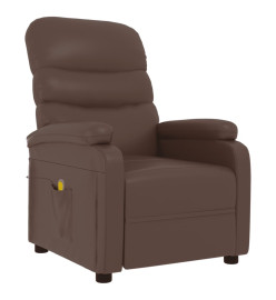 Fauteuil de massage Marron Similicuir