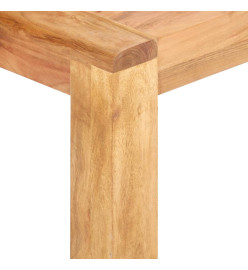 Table basse 110x60x35 cm Bois d'acacia massif et finition miel