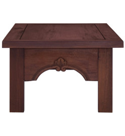 Table basse Marron classique 100x50x30 cm Bois d'acajou massif