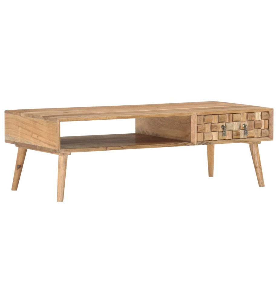 Table basse 110 x 50 x 35 cm Bois d'acacia solide