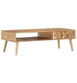 Table basse 110 x 50 x 35 cm Bois d'acacia solide