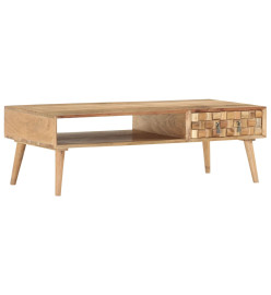 Table basse 110 x 50 x 35 cm Bois d'acacia solide