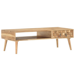 Table basse 110 x 50 x 35 cm Bois d'acacia solide