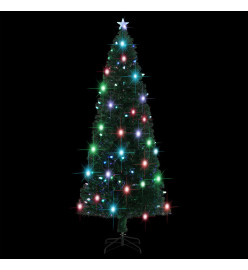 Sapin de Noël artificiel avec support/LED 240 cm fibre optique