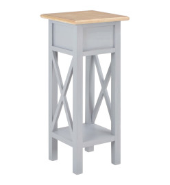 Table d'appoint Gris 27 x 27 x 65,5 cm Bois