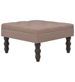 Tabouret Marron 60x60x36 cm Polyester