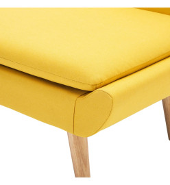 Fauteuil sans accoudoirs Jaune Tissu