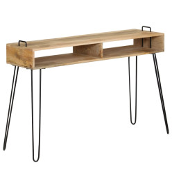 Table console Bois de manguier massif 115 x 35 x 76 cm