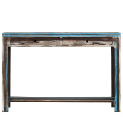 Table console Bois massif Vintage 118 x 30 x 80 cm