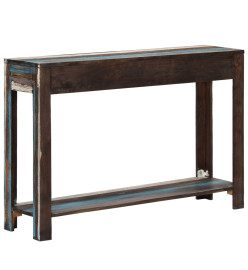 Table console Bois massif Vintage 118 x 30 x 80 cm