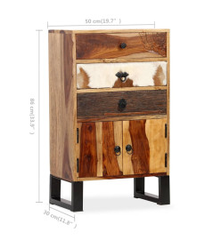 Buffet Bois massif de Sesham 50 x 30 x 86 cm