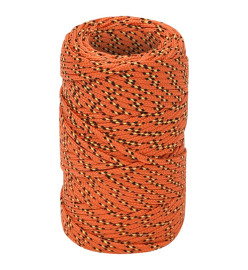 Corde de bateau Orange 2 mm 250 m Polypropylène