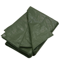 Bâche 180 g/m² 8x10 m Vert PEHD