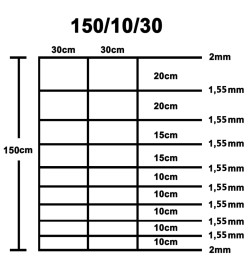 Clôture de jardin Acier galvanisé 50x1,5 m Argenté